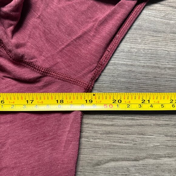 Lululemon Women's Yogini 5 Year Long Sleeve Tee - Red - Picture 5 of 6